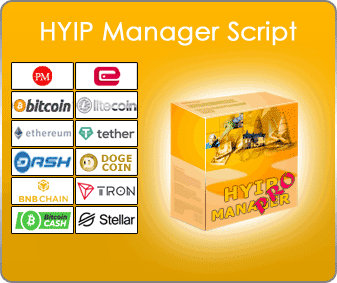 HYIP Manager Pro Script.