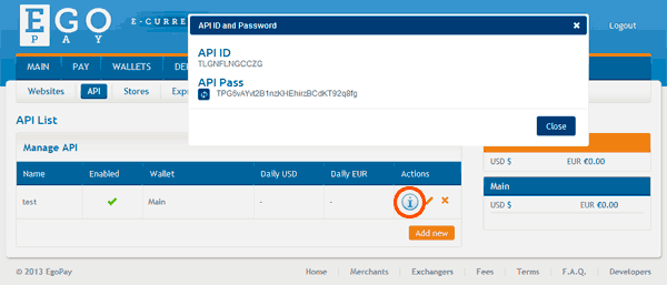 HYIP Manager Pro - API Information